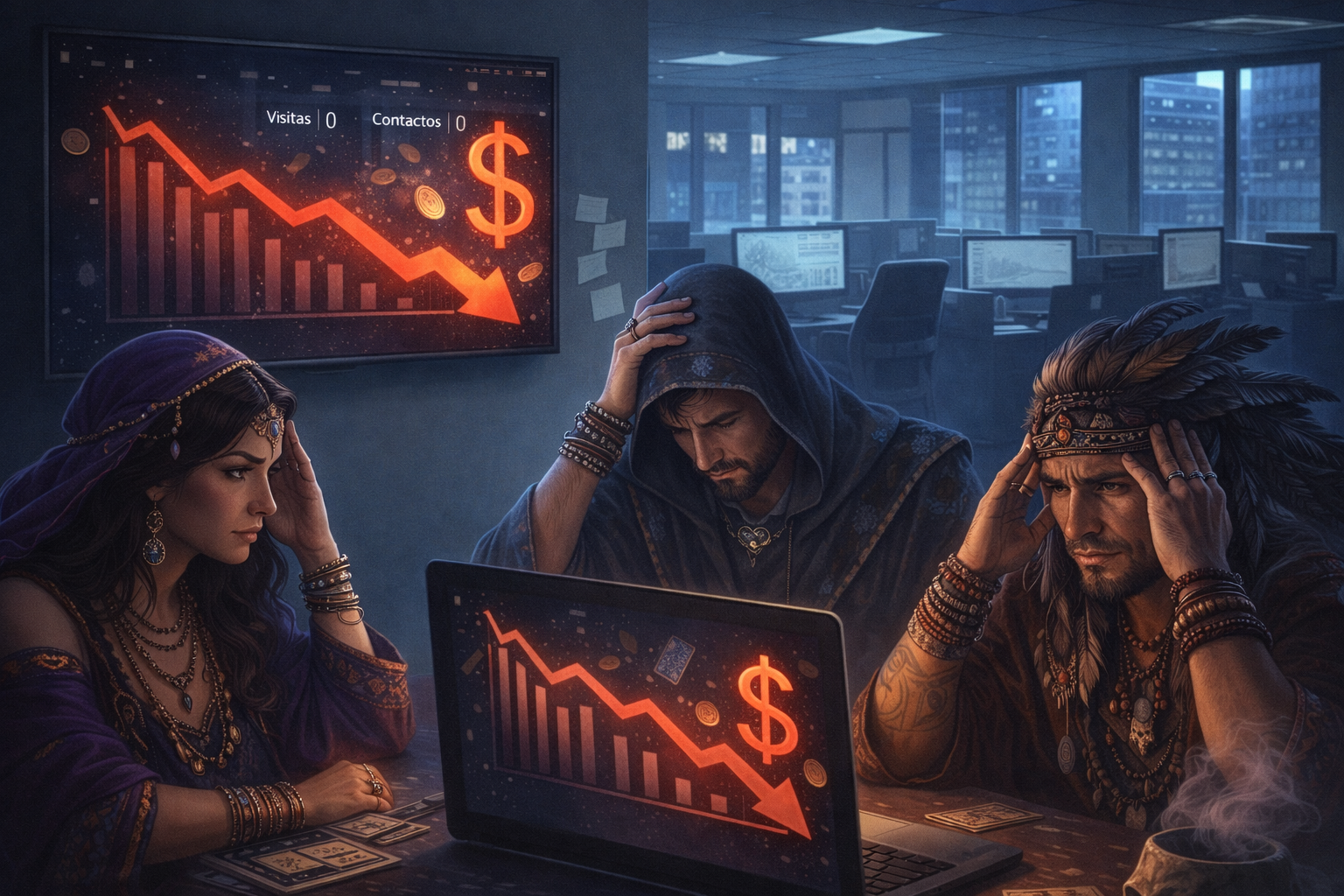 Diseño web esotérico premium y campañas Google Ads para atraer clientes reales